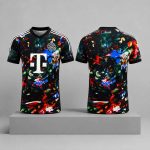 Munich Abstract Paint Splatter 2026 Soccer Jersey