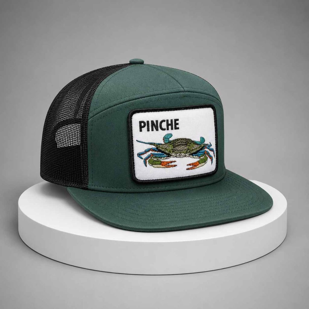 New Blue Crab Pinche 2026 Trucker Hat 1 New Blue Crab Pinche 2026 Trucker Hat 1