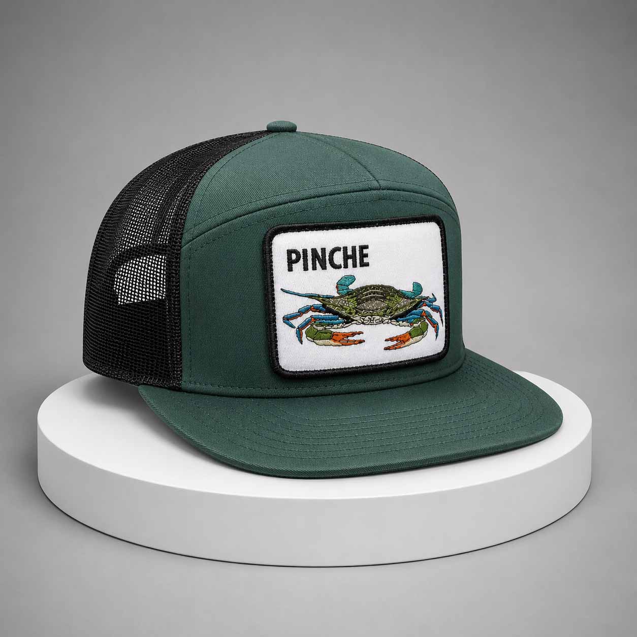 New Blue Crab Pinche 2026 Trucker Hat New Blue Crab Pinche 2026 Trucker Hat