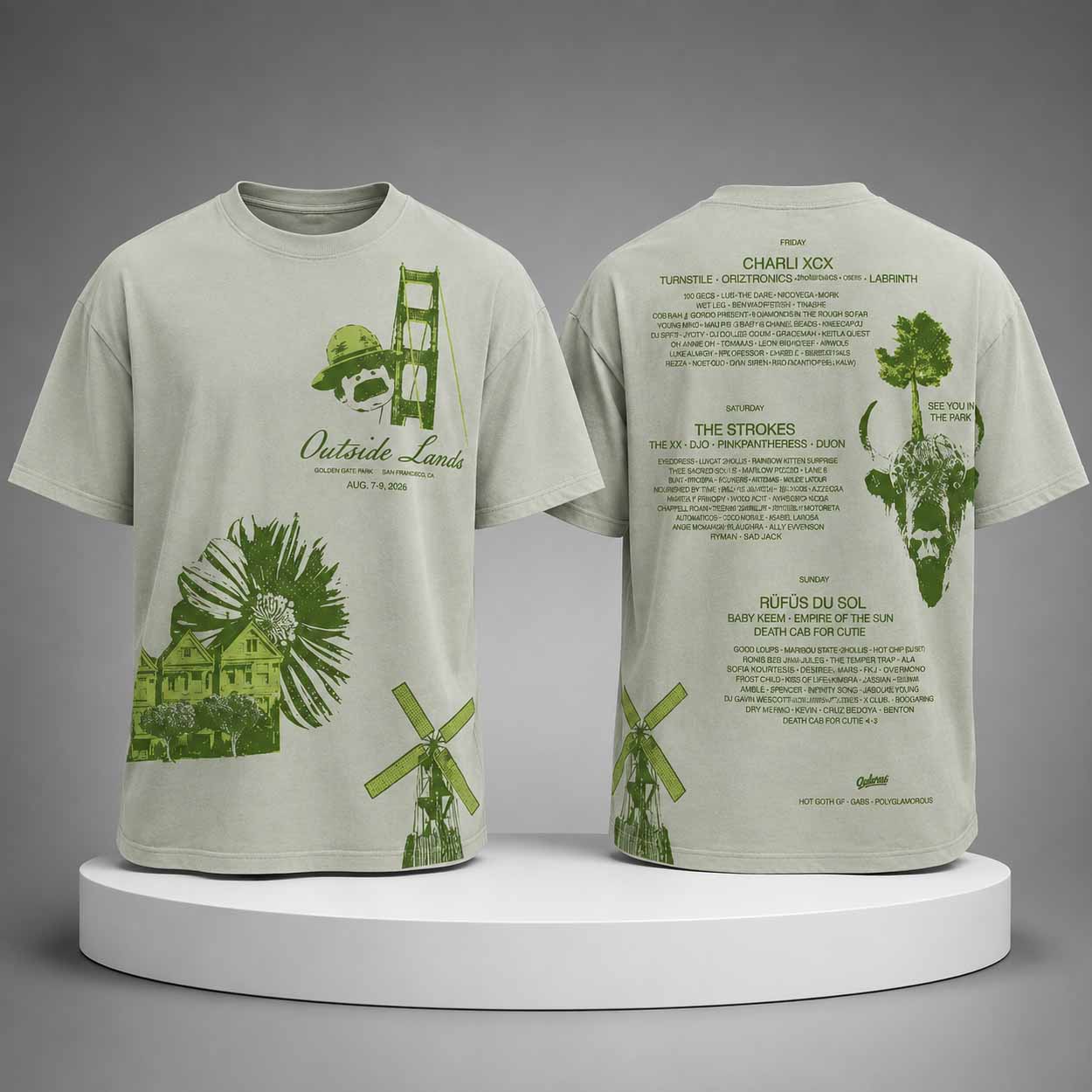 Outside Lands Festival 2026 Merch Event Tee Shirt Outside Lands Festival 2026 Merch Event Tee Shirt
