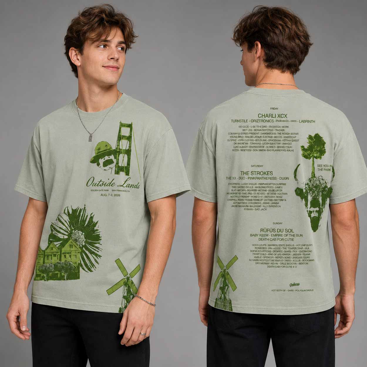 Outside Lands Festival 2026 Merch Event Tee Shirt Outside Lands Festival 2026 Merch Event Tee Shirt