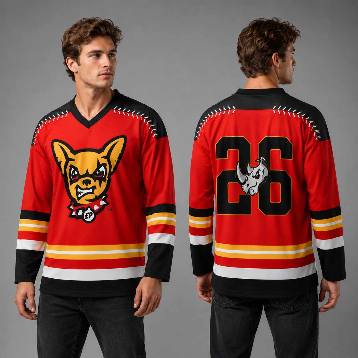 Paso Chihuahuas Rhinos Hockey Jersey 2026 Giveaway Paso Chihuahuas Rhinos Hockey Jersey 2026 Giveaway
