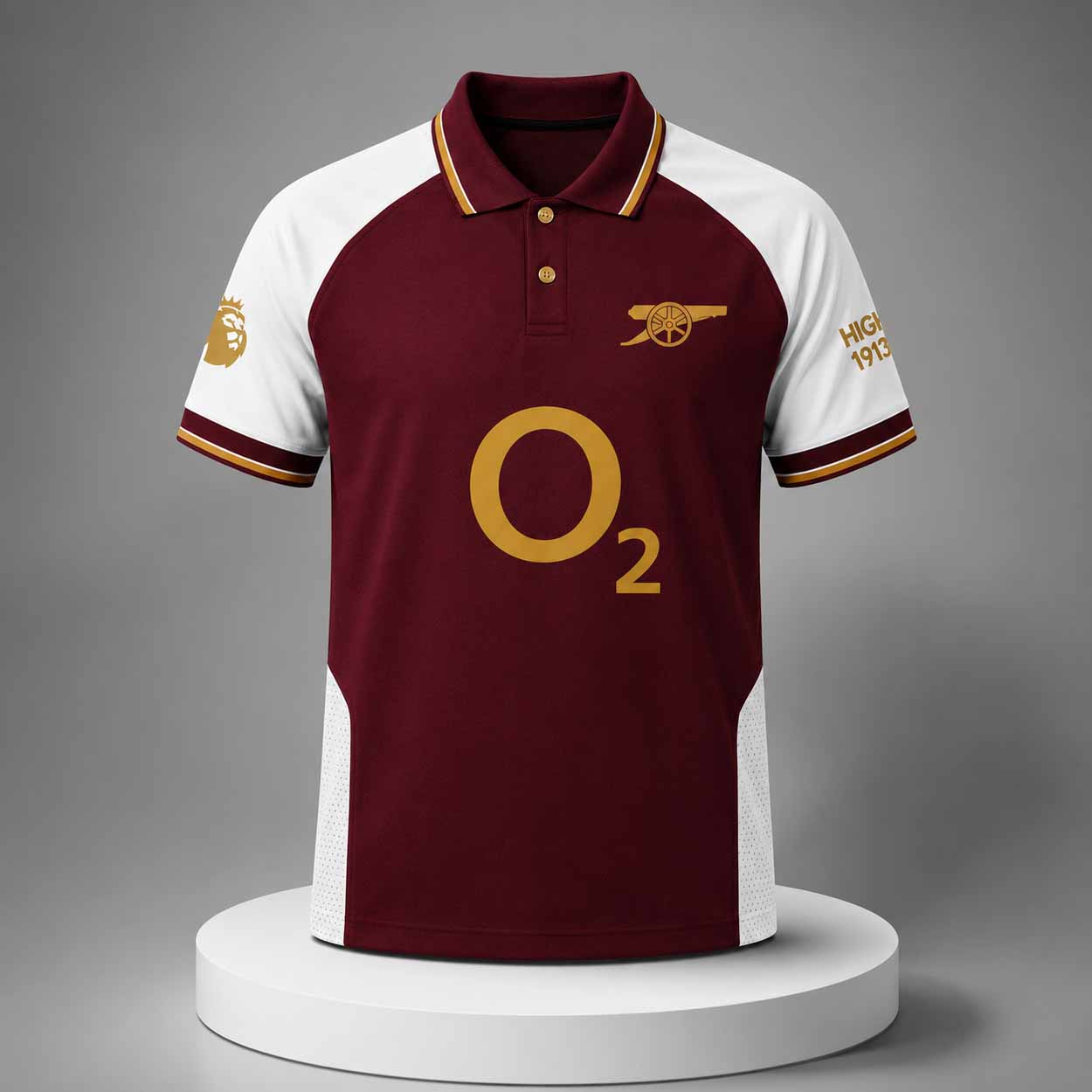 Retro O2 Sponsor 2026 Polo Shirt Retro O2 Sponsor 2026 Polo Shirt