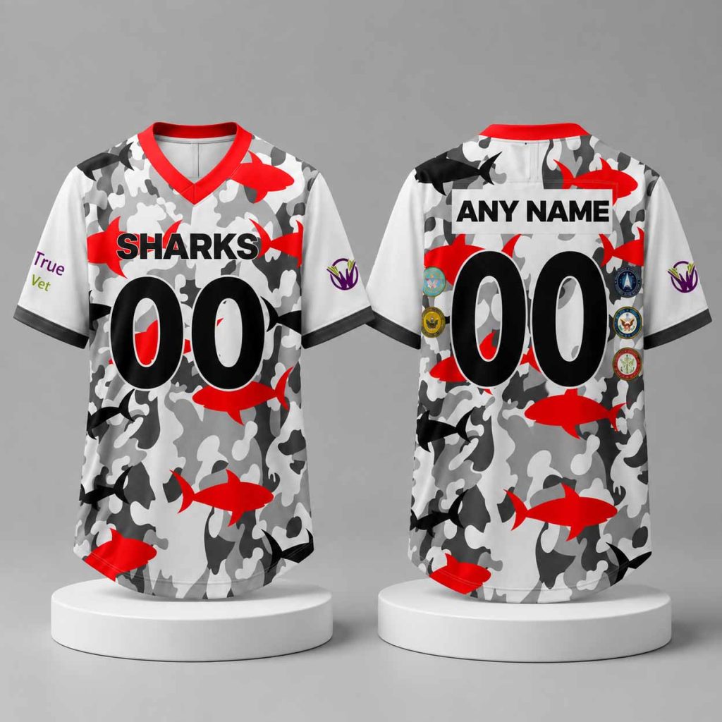 Sharks Military Appreciation Night 2026 Jersey 3