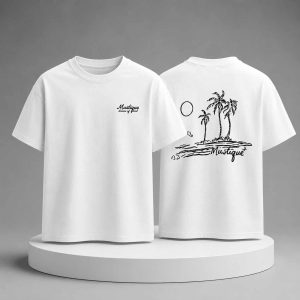 Justin Bieber Mustique Island Palm Tree Shirt