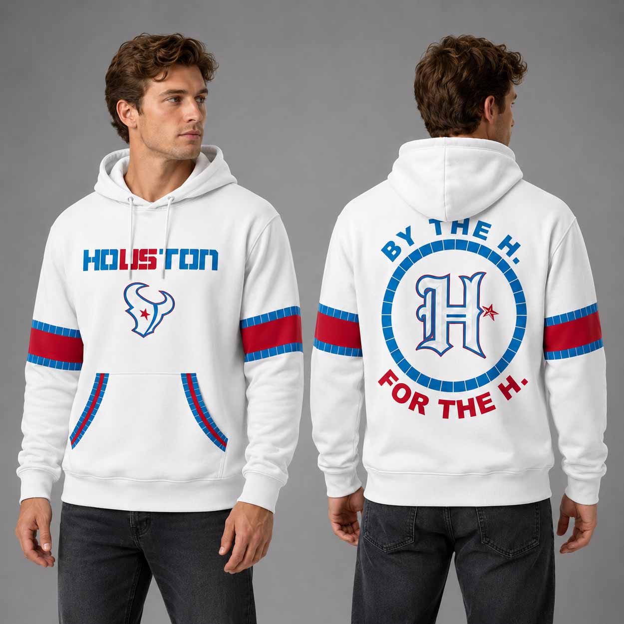 Texans By The H For The H Rivalries 2026 Hoodie Texans By The H For The H Rivalries 2026 Hoodie