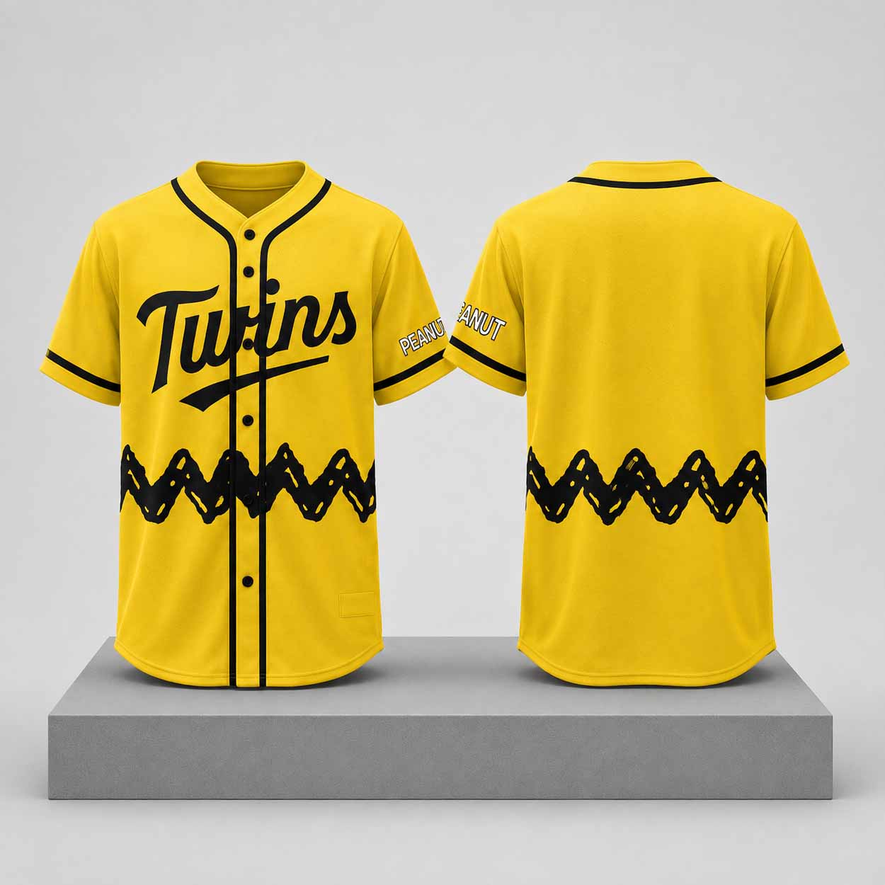 Twins Peanuts Night Charlie Brown Jersey 2026 Giveaway Twins Peanuts Night Charlie Brown Jersey 2026 Giveaway
