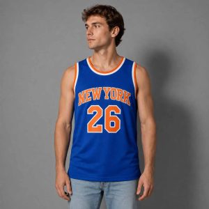 Nick Jonas NY Knicks 2026 Basketball Jersey 2 Nick Jonas NY Knicks 2026 Basketball Jersey 2