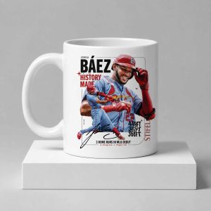 Cardinals Joshua Baez History Made 2026 Mug 1