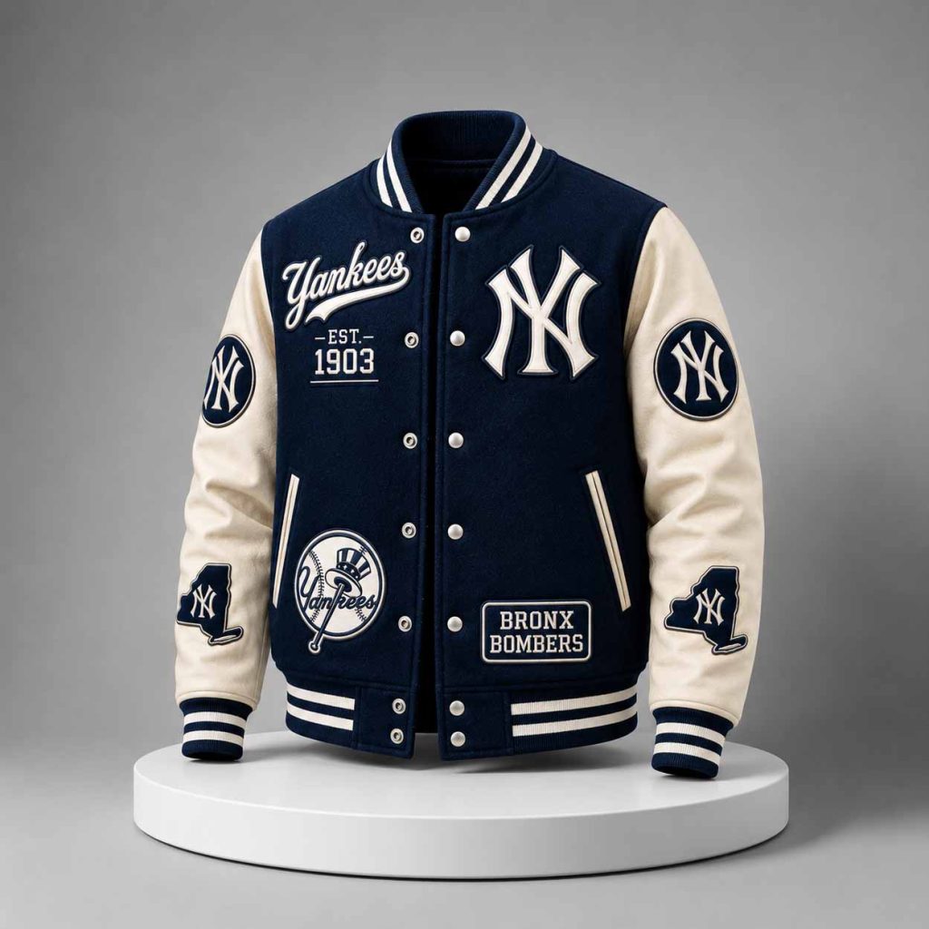 Yankees Baseball 2026 Coat Est 1903 Bronx Bombers Jacket 1 Yankees Baseball 2026 Coat Est 1903 Bronx Bombers Jacket 1