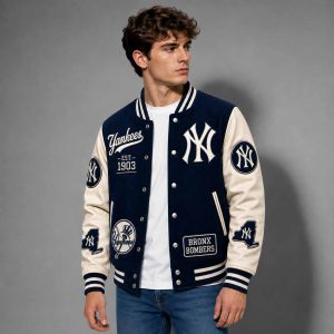 Yankees Baseball 2026 Coat Est 1903 Bronx Bombers Jacket 1 Yankees Baseball 2026 Coat Est 1903 Bronx Bombers Jacket 2