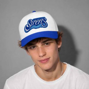 Sirens Logo Blue and White Hat 2