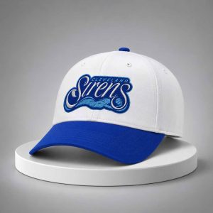Sirens Logo Blue and White Hat 1