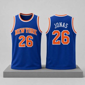 Nick Jonas NY Knicks 2026 Basketball Jersey 1
