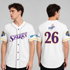 Sparks x Dodgers Night Number 26 Baseball 2026 Jersey Giveaway 2