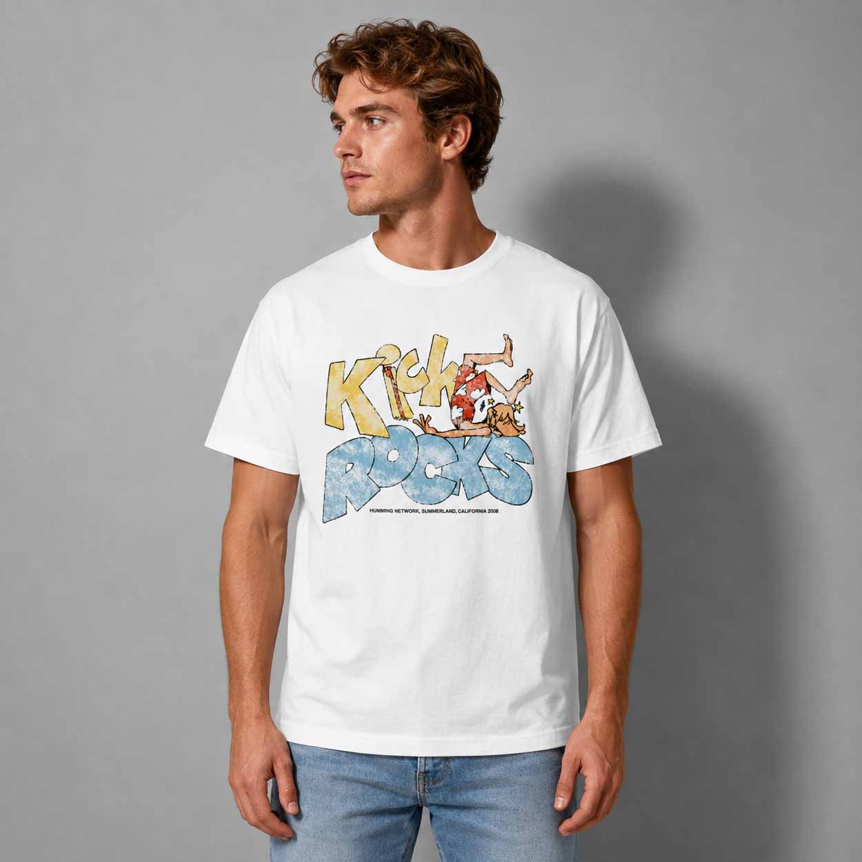 BTS Seokjin Los Angeles Day 1 Nahmias Kick Rocks Shirt BTS Seokjin Los Angeles Day 1 Nahmias Kick Rocks Shirt
