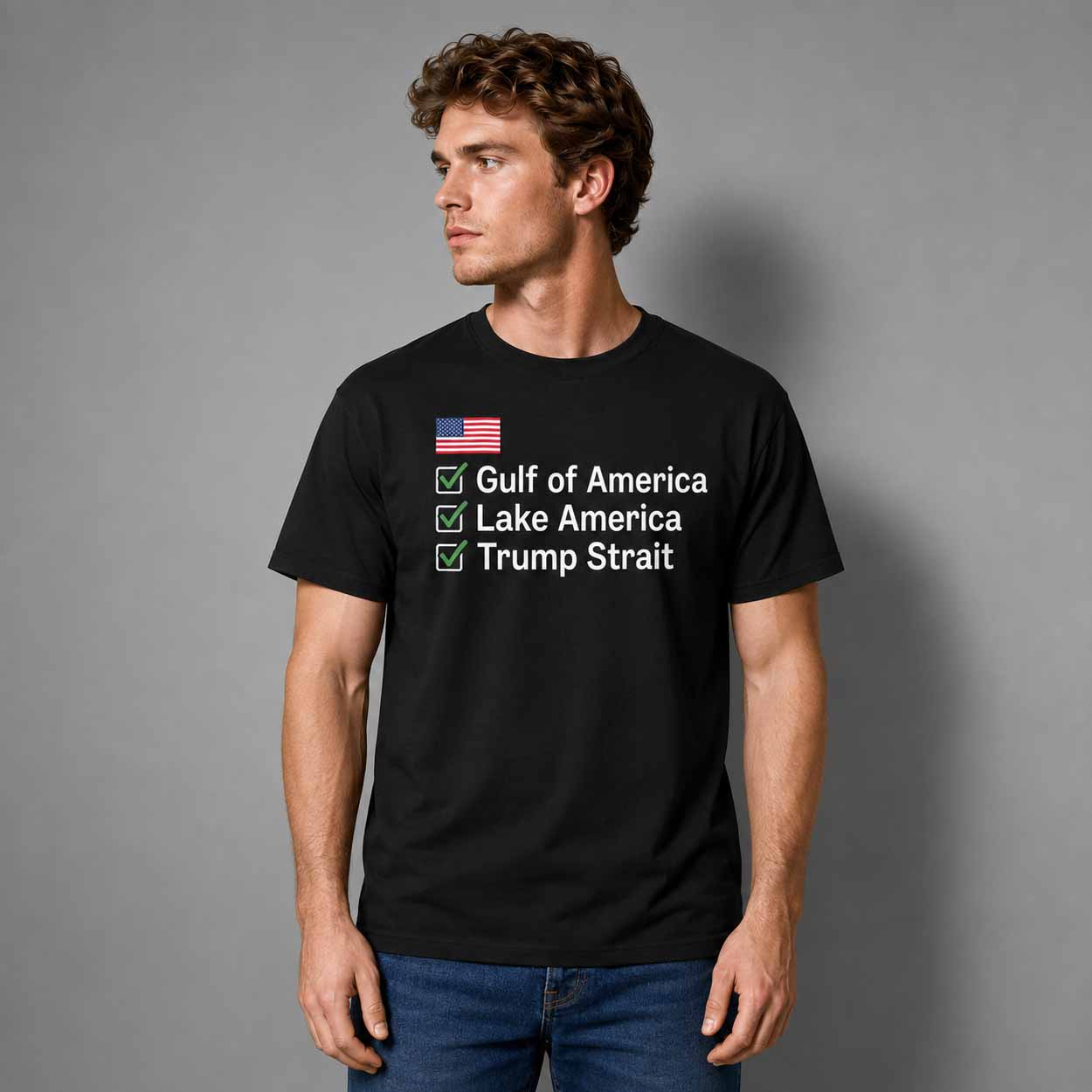 Gulf of America Lake America Now Trump Strait Funny Political Shirt Gulf of America Lake America Now Trump Strait Funny Political Shirt
