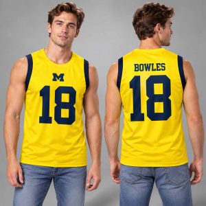Baker Mayfield Michigan Troy Bowles Jersey 2