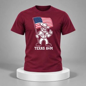 Texas A&M Ol’ Sarge American Flag 2026 Shirt