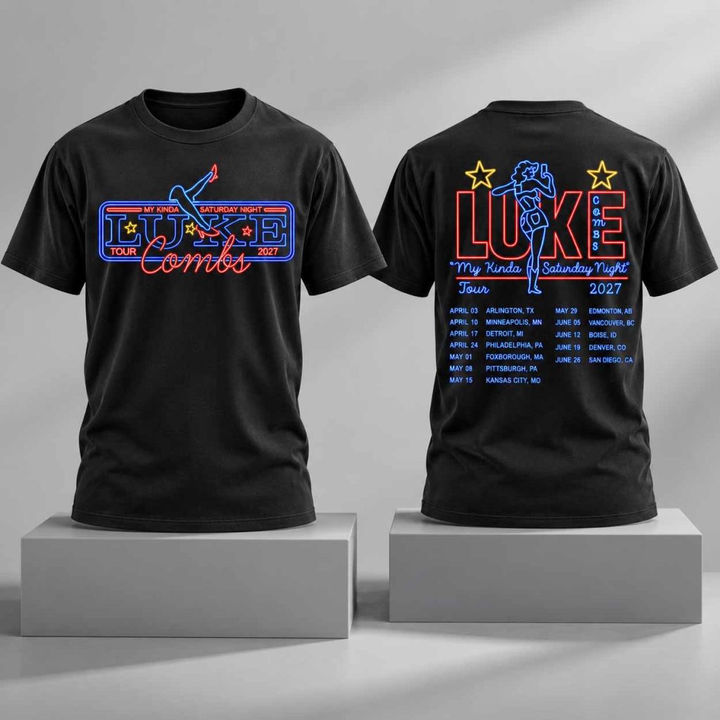 Luke Combs My Kinda Saturday Night Tour 2027 Version 2 Shirt 1