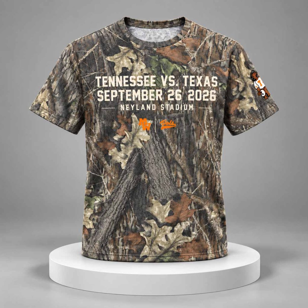 Morgan Wallen Tennessee vs Texas 2026 Camo Shirt