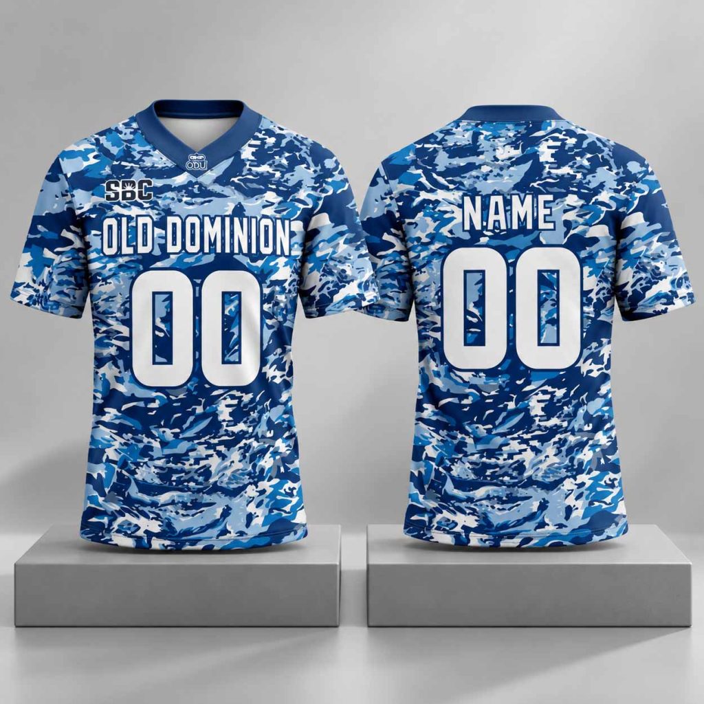Old Dominion Football Outfitted in Honor 2026 Jersey 1