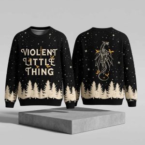 Violent Little Thing Dragon Christmas 2026 Ugly Sweater