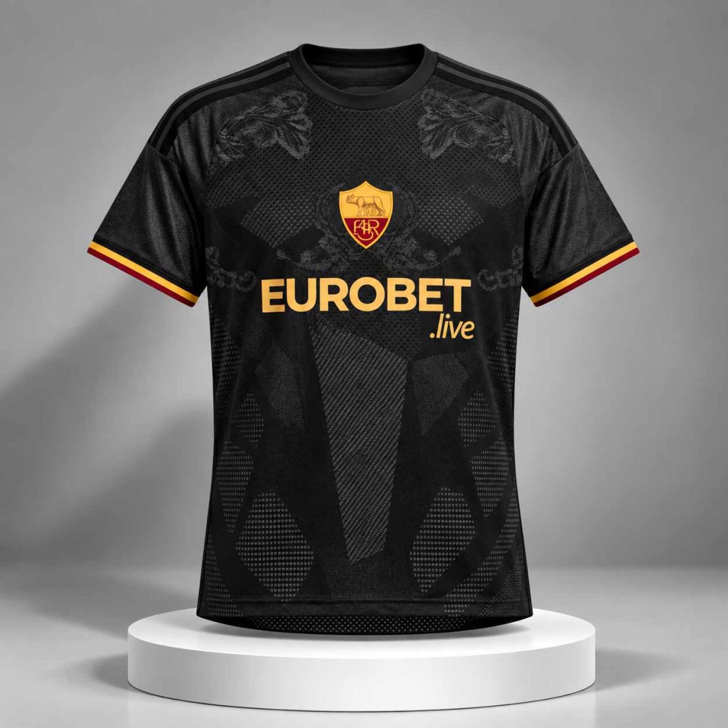 Roma Eurobet Third 2026 Soccer Jersey 1 Roma Eurobet Third 2026 Soccer Jersey 1