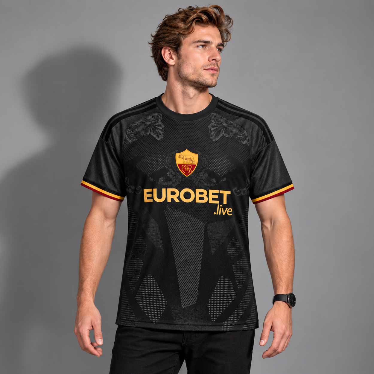Roma Eurobet Third 2026 Soccer Jersey Roma Eurobet Third 2026 Soccer Jersey