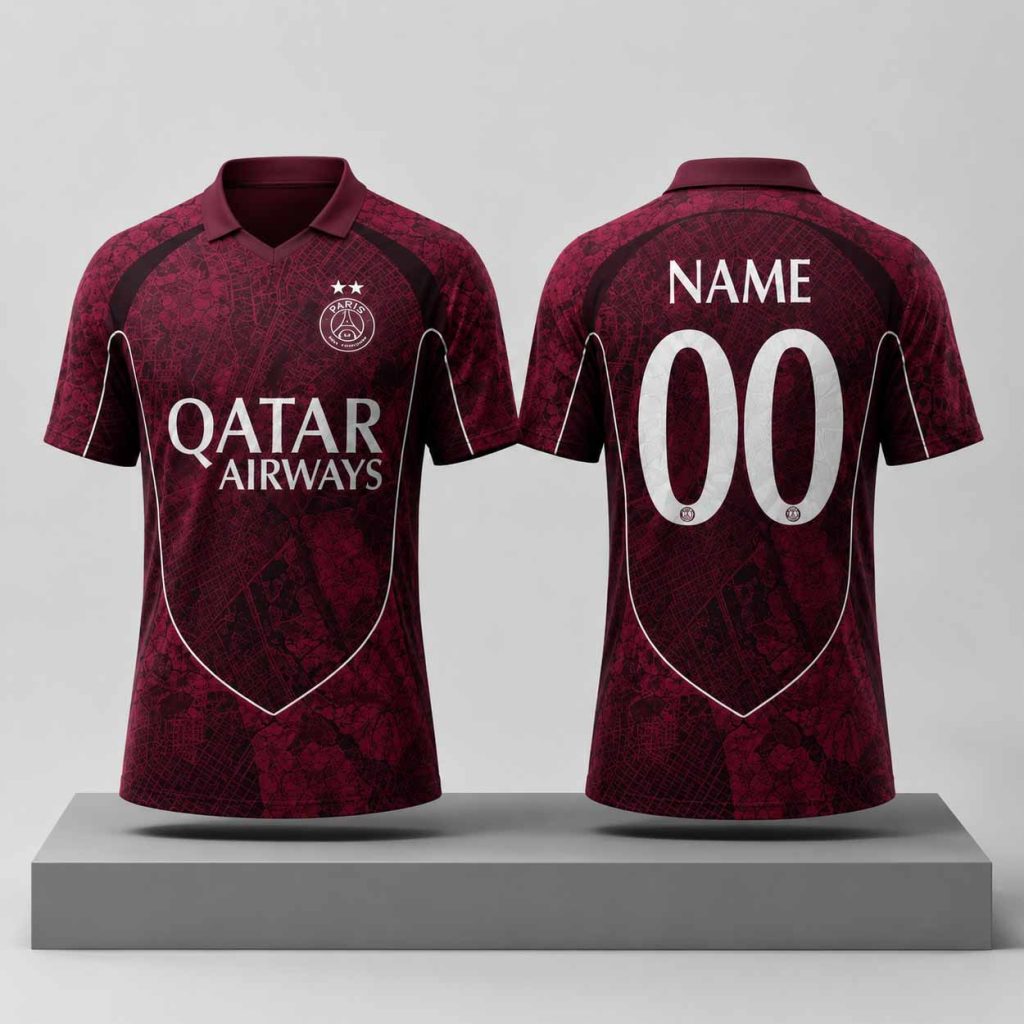 Saint Germain PSG × Air Jordan Concept Third Kit Jersey Shirt 1 Saint Germain PSG × Air Jordan Concept Third Kit Jersey Shirt 1