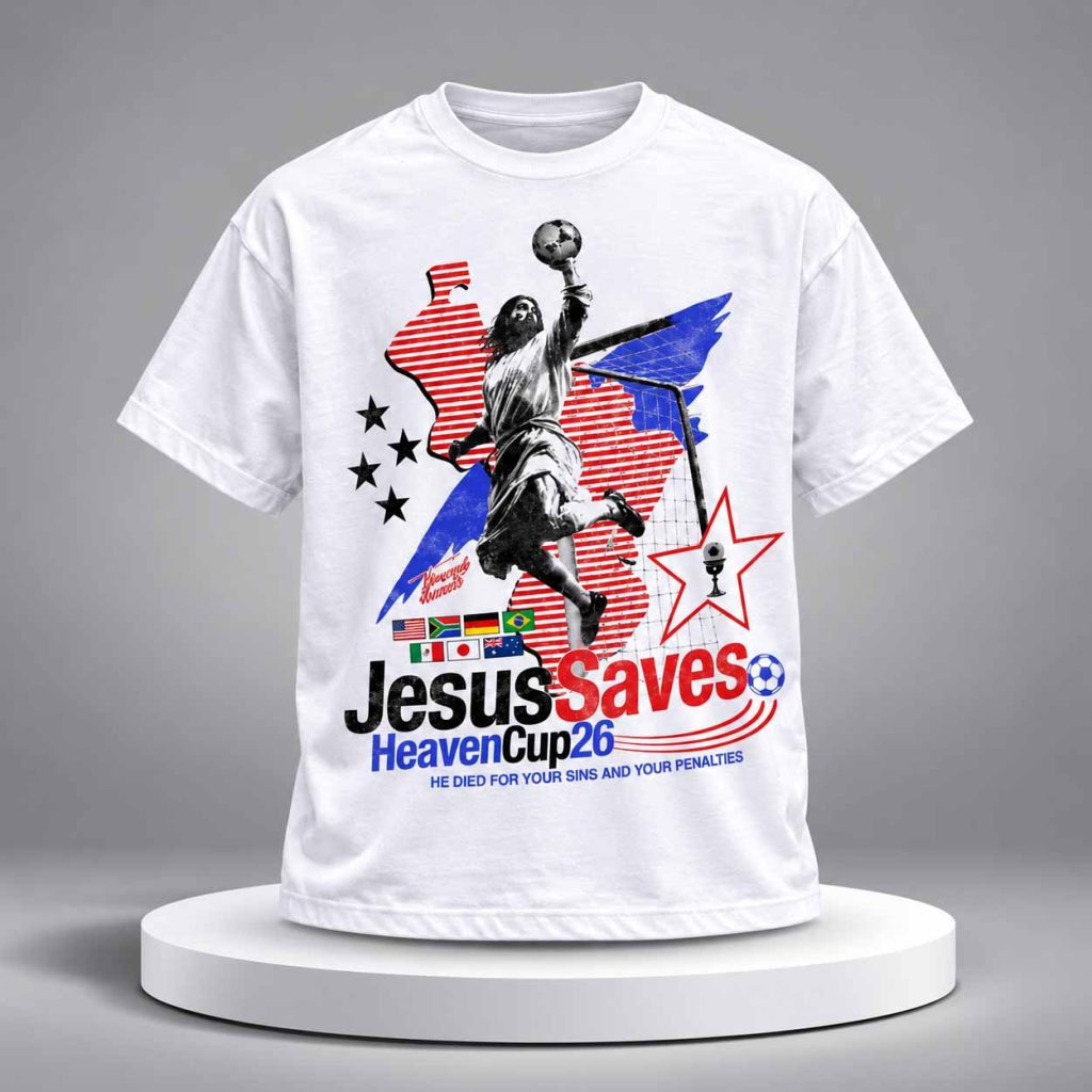Spencer Brown Jesus Saves Heaven Cup 26 Shirt 1