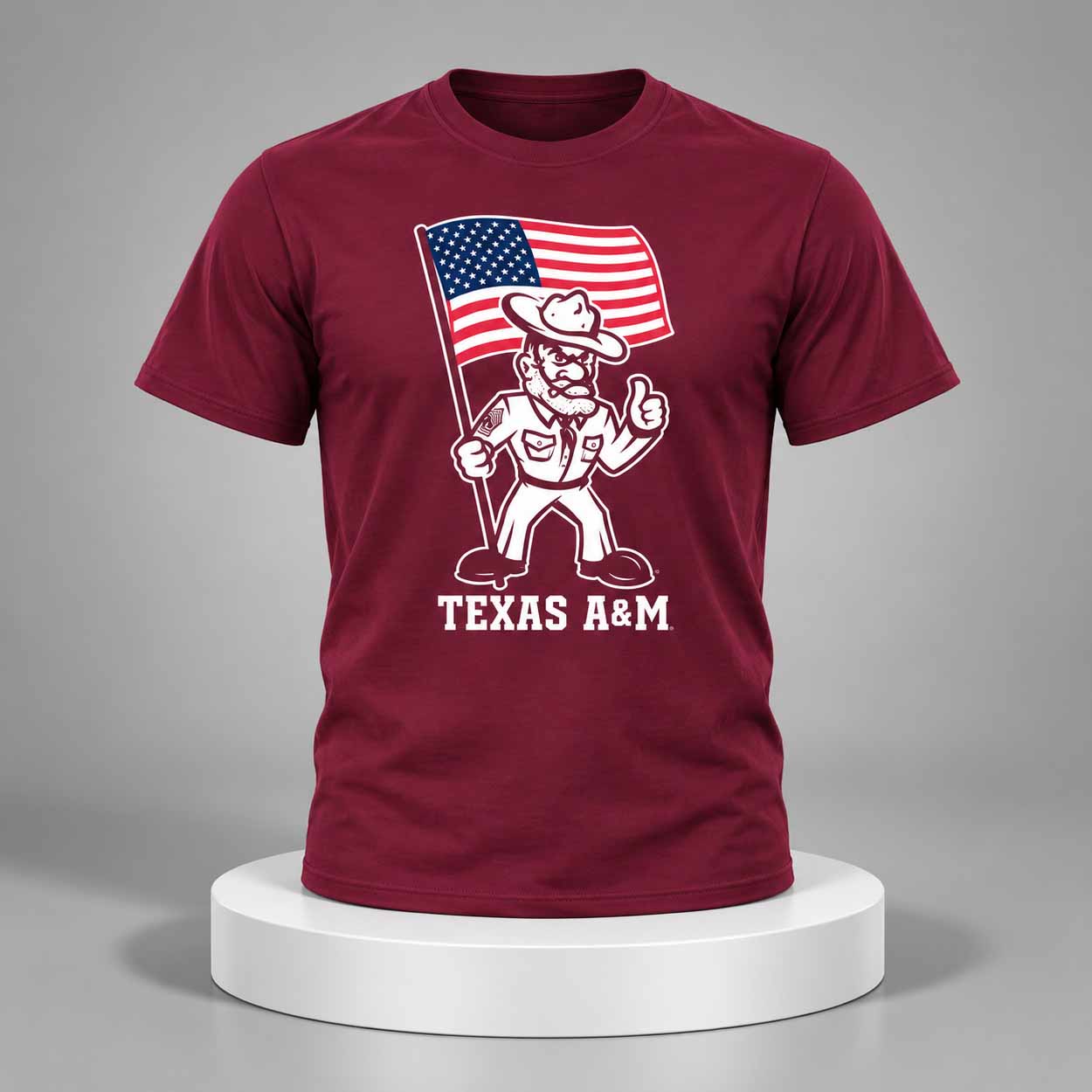 Texas A&M Ol’ Sarge American Flag 2026 Shirt Texas A&M Ol’ Sarge American Flag 2026 Shirt