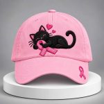 Women's Printed Breast Cancer Awareness Hat