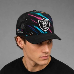 Raiders Crucial Catch Intercept Cancer 2026 Hat 2