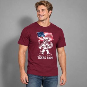 Texas A&M Ol’ Sarge American Flag 2026 Shirt 1 Texas A&M Ol’ Sarge American Flag 2026 Shirt 2