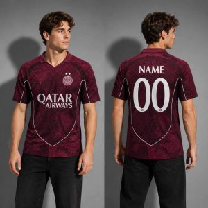 Saint Germain PSG × Air Jordan Concept Third Kit Jersey Shirt 1 Saint Germain PSG × Air Jordan Concept Third Kit Jersey Shirt 2