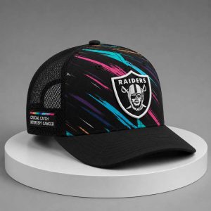 Raiders Crucial Catch Intercept Cancer 2026 Hat 1