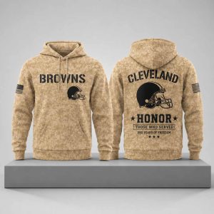 Browns 250 Years of Freedom Veteran Camo Hoodie 1