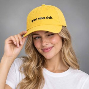 Good Vibes Club Yellow Hat 2