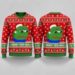 2026 Christmas Merry Pepe-mas Ugly Sweater