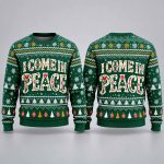 I Come In Peace Ugly Christmas Sweater