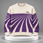 Lavender Field Cottage Pullover Sweatshirt
