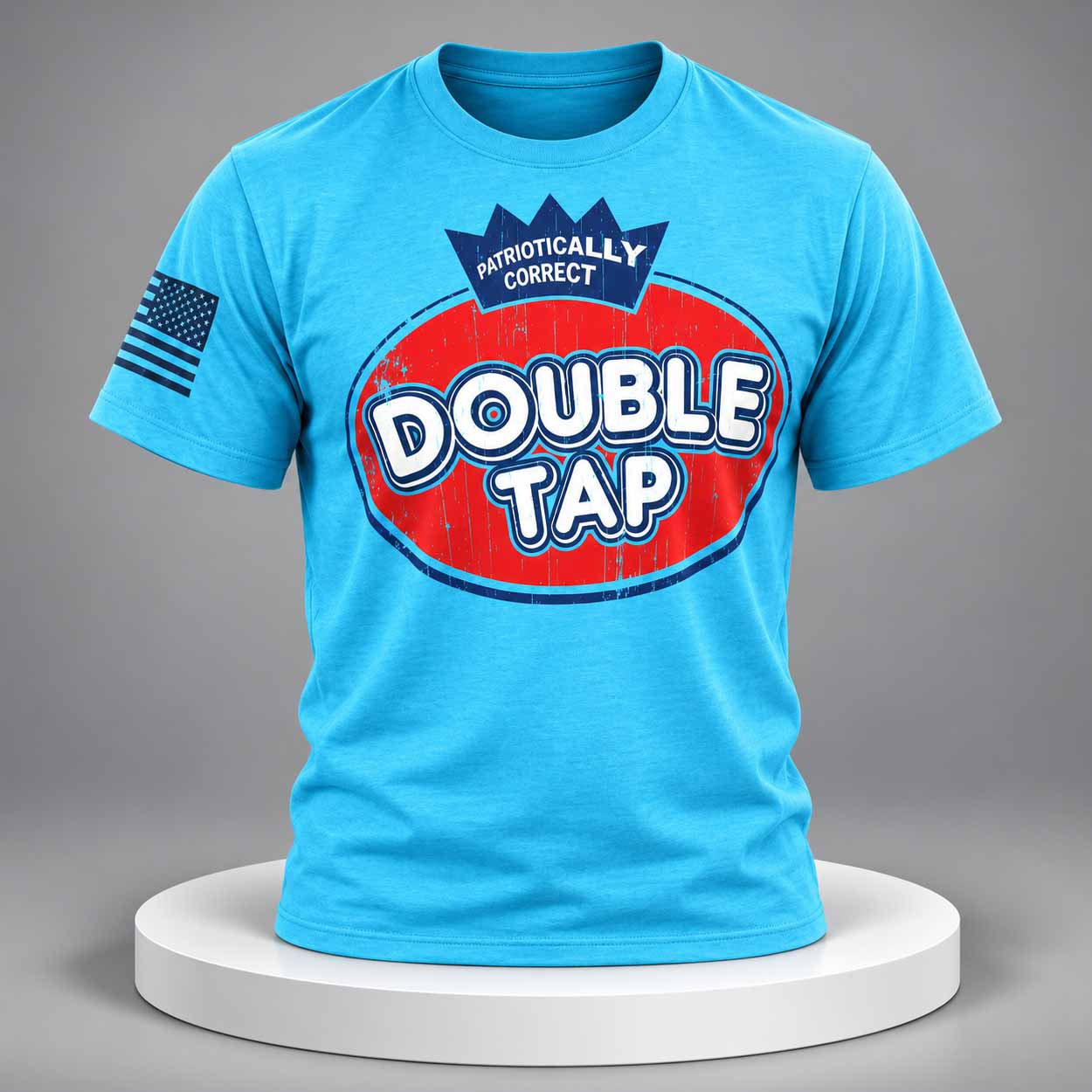 Zeek Arkham Patriotically Correct Double Tap Shirt Zeek Arkham Patriotically Correct Double Tap Shirt