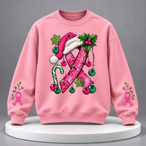 Women’s Black Breast Cancer Awareness Sweatshirt