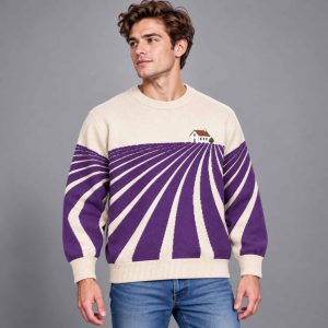 Lavender Field Cottage Pullover Sweatshirt 2
