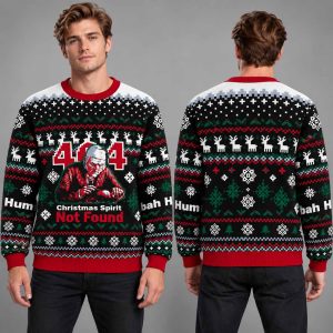 404 Christmas Spirit Not Found Ugly Christmas Sweater 1 404 Christmas Spirit Not Found Ugly Christmas Sweater 2
